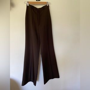 Allure Wide Leg Dress Pants in Dark Brown